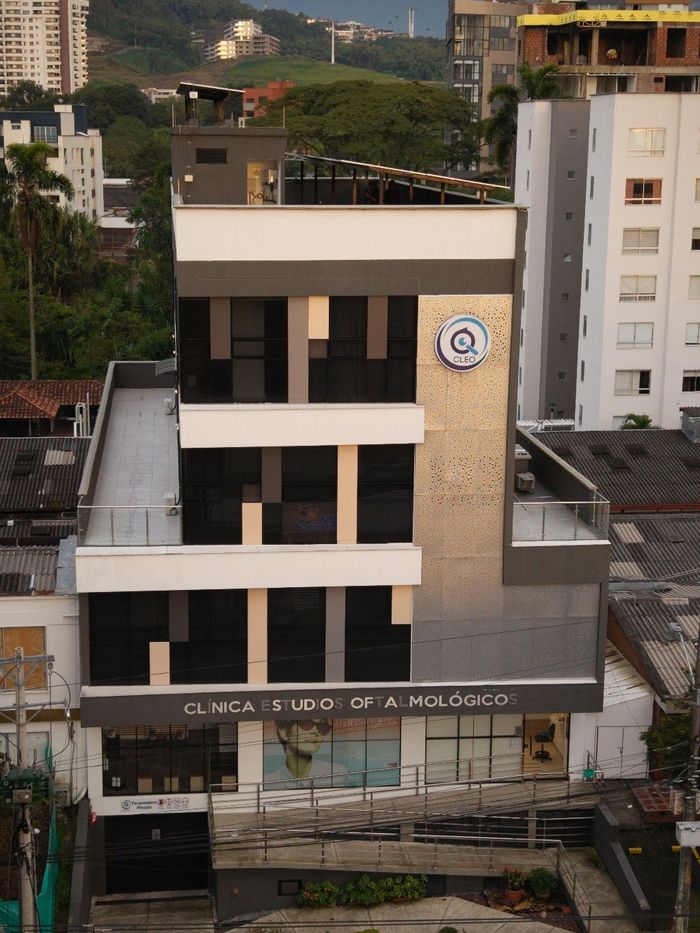 Front of the Estudios Oftalmológicos clinic in Pereira, Risaralda